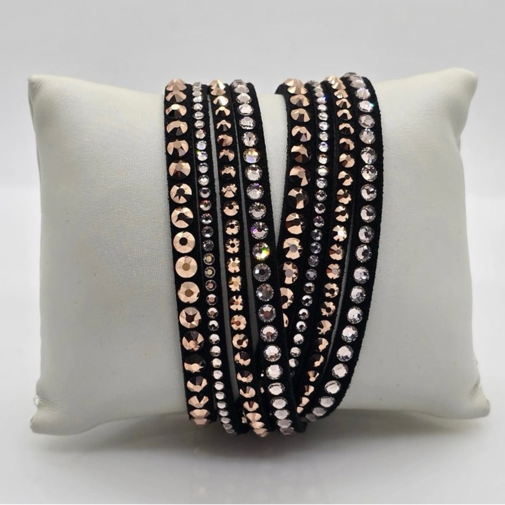 DISPLAY ITEM. Authentic Swarovski Slake Deluxe Wrap Bracelet, 5089699. RARE. - Picture 9 of 12